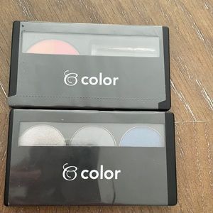 Mineral shadows and mineral blush